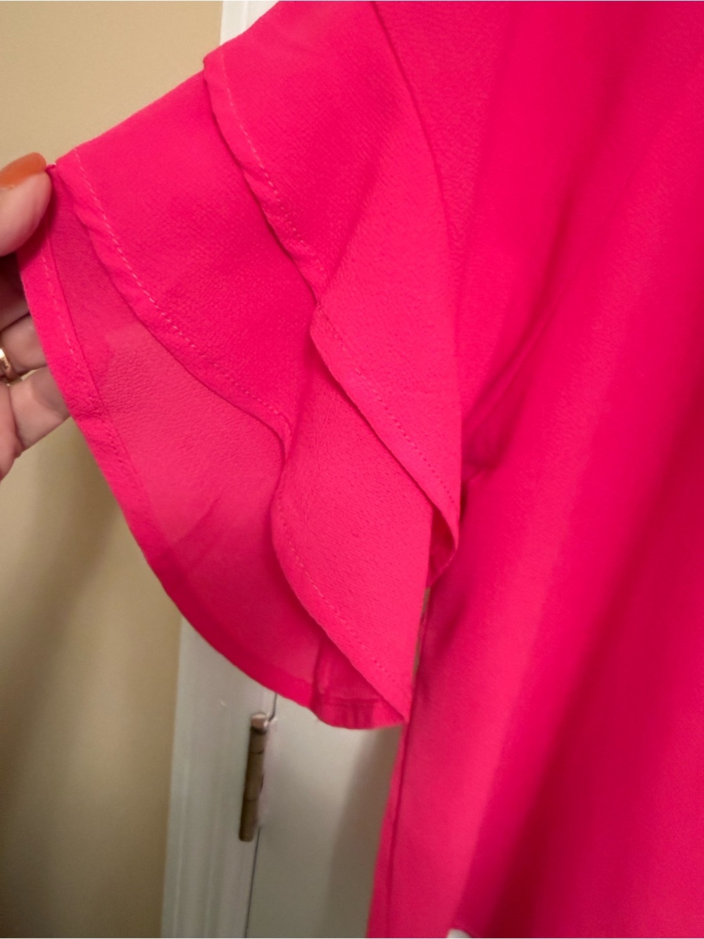 Umgee Top with Ruffled Sleeves - Picture 3 of 3